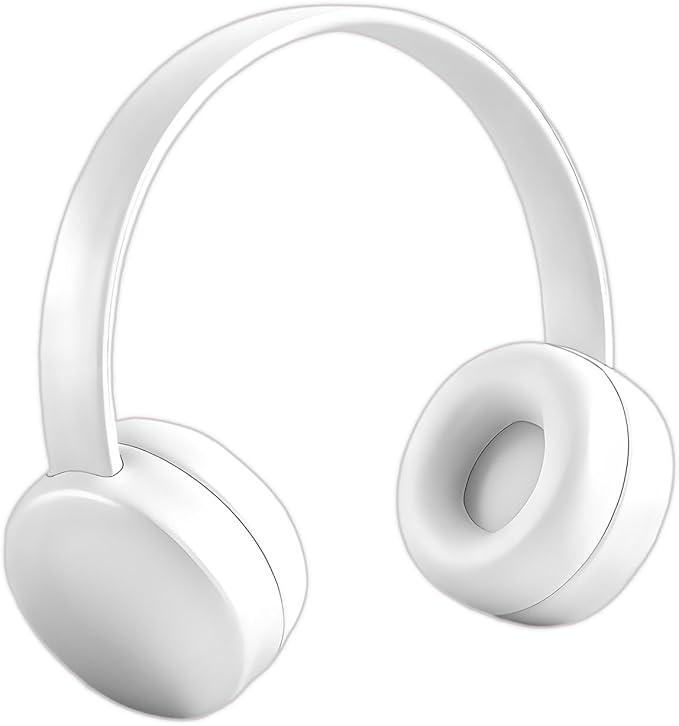 Olyre Doll Headphones for Dolls, Fits 17cm(6.69") Height Trendy Dolls or 1/6 BJDs, Miniature Headset Costume/Clothing Accessory (Doll Not Included) (White)