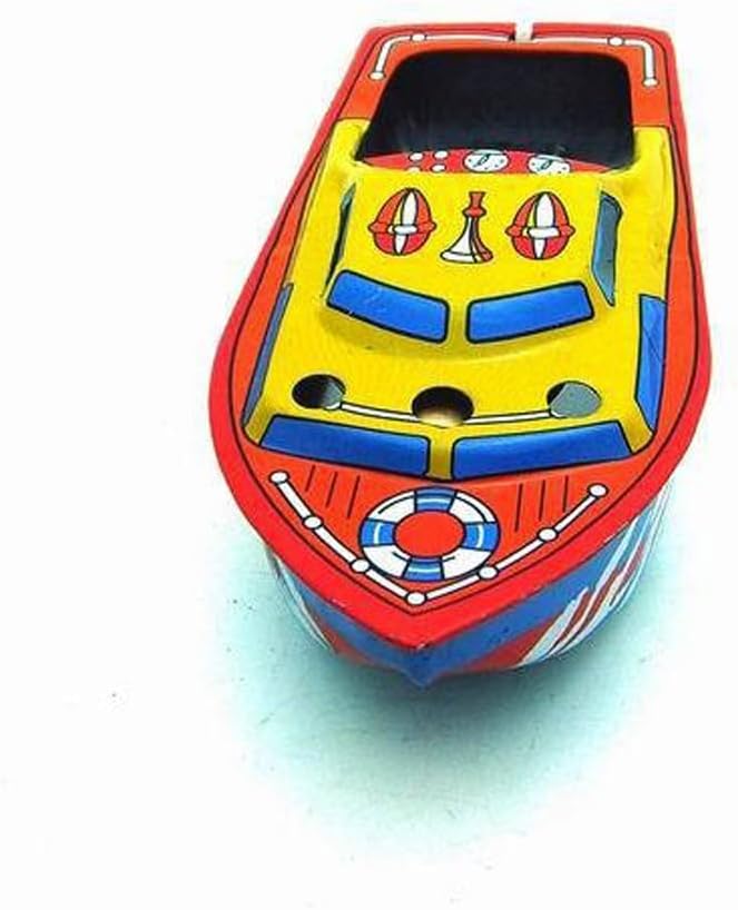 Charmgle Play Candles Powered Boat Tin Toy Classic Pop Pop Steam Boats Tintoy Creative Gifts Christmas Party Favor