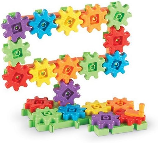 Learning Resources Gears Starter Building Set, STEM Activities, Fine Motor Skills, Toddler Explorer Kit, Science and Construction, Boys and Girls Gifts, Ages 3 and Up
