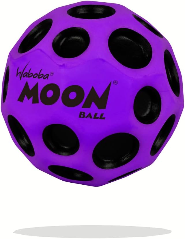 Waboba The Original Moon Ball - Hyper Bouncy Ball – Makes Pop Sound When Bounced - All Ages Extreme Bounce & Fun - Perfect for Active Play & Indoor or Outdoor Games