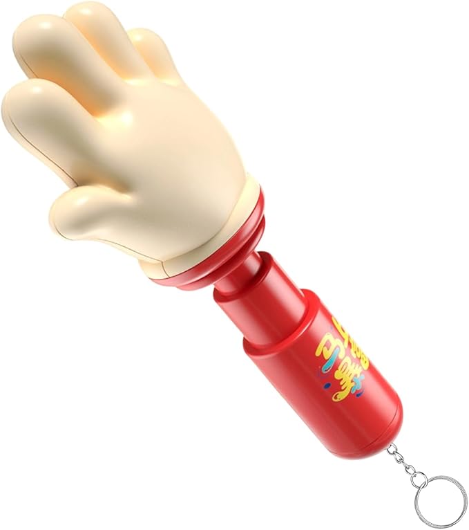 Prank Toys - Hand Design Funny Gadget, 1 Piece Manual Trigger Device with Auditory Feedback, Comedic Prop with Sound Module, Novelty Hardware, Trick Accessory for Office, Party and Social Gathering
