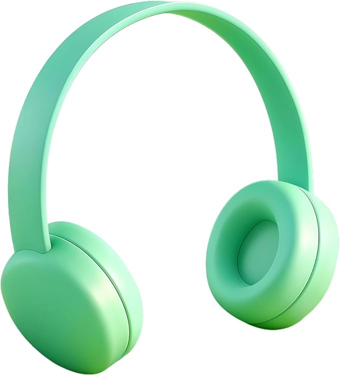 Olyre Doll Headphones for Dolls, Fits 17cm(6.69") Height Trendy Dolls or 1/6 BJDs, Miniature Headset Costume/Clothing Accessory (Doll Not Included) (Green)