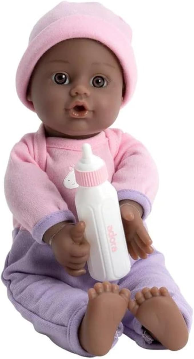 Adora Black Baby Doll Girl, 11 inch Sweet Baby Unicorn, Machine Washable (Amazon Exclusive) 1+