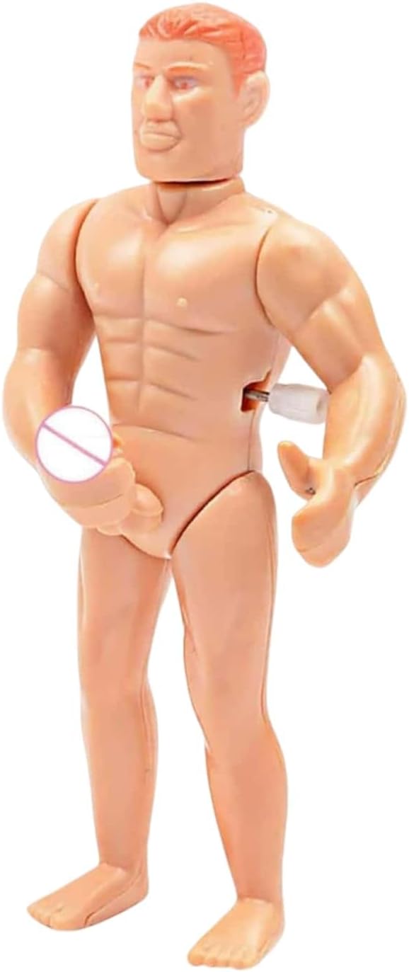 Funny Wind Up Man Toy - 5" Novelty Gag Gift for Adults, Bachelor Party Pranks & Adult Parties