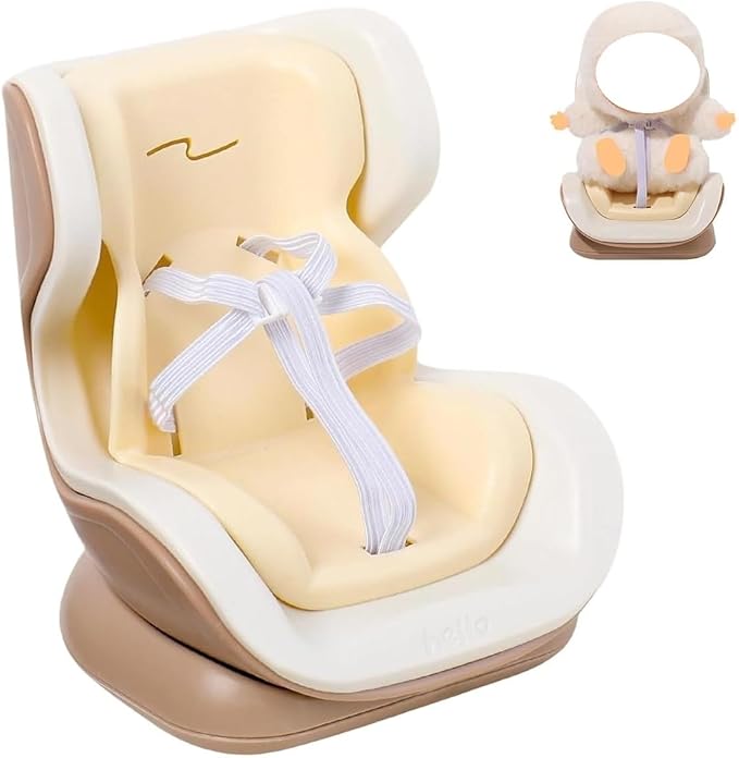 Doll Stand for LABUBU Accessories,Doll Display Holder Support for 4-8 Inches,Keep for LABUBU in a Standing Position (Beige)