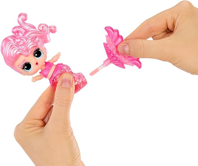 LOL Surprise Mermaids Makeover Magic Tots with DIY Wearable Lip Gloss Makeup for You and Your Doll, Fun Water Play, Gift for Kids Ages 4+ (Pack of 2)