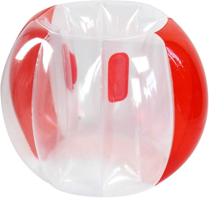 SUNSHINE-MALL 2 PC Sumo Balls for Kids, Bumper Bounce Toys, Kid Sumo Balls, Lawn Game Ball for Kid Outdoor Team Gaming Play for 3+ Ages (36 inch,Blue+red)