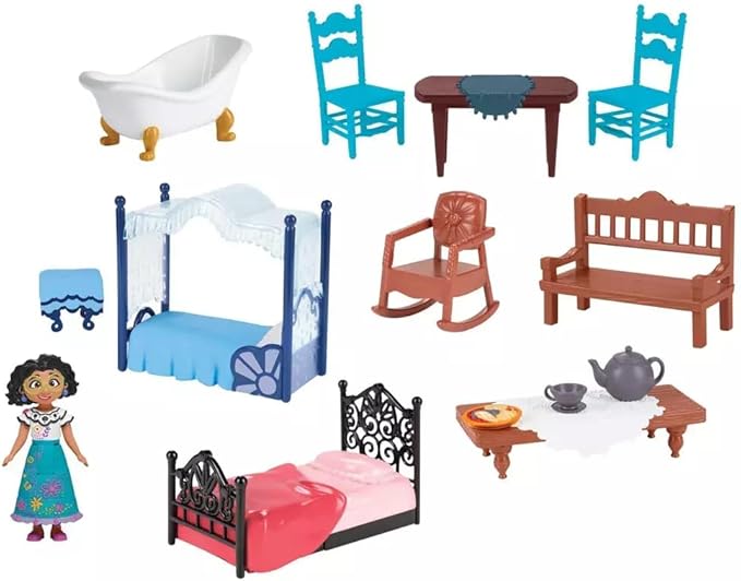 Disney Encanto Magical Madrigal House Playset with Mirabel Doll & 14 Accessories - Features Lights, Sounds & Music!