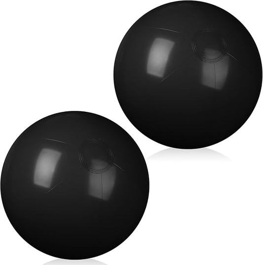 2 Pcs 12 Inch Solid Beach Balls Inflatable Beach Balls Bulk Large Blow up Pool Game Toys for for Summer Beach
