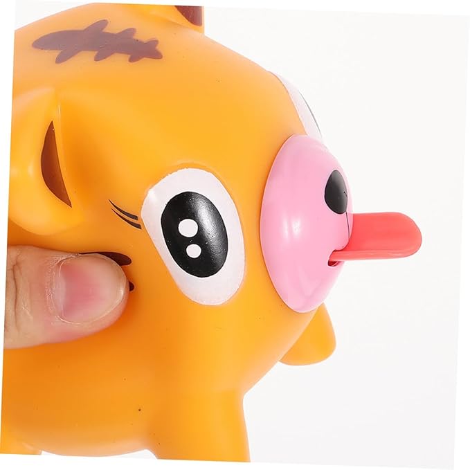 4pcs Interactive Screaming Animal Stress Balls for Tongue Out Squeaky Sensory Squeeze Portable Funny Sound Decompression Party Favors for Boys
