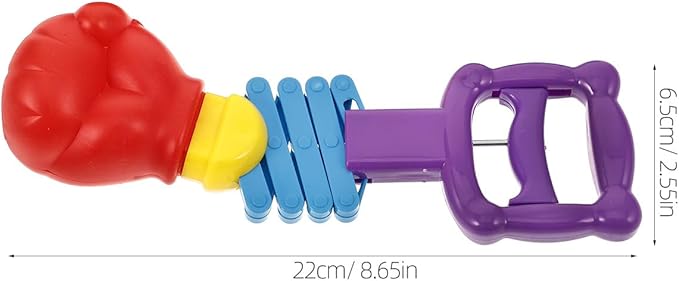 Totority 2pcs Retractable Fist Shooter Prank Toy for Boy Girl Creative Indoor Party Fun Telescopic Spring Trick Toy for Interactive Play and Relaxation