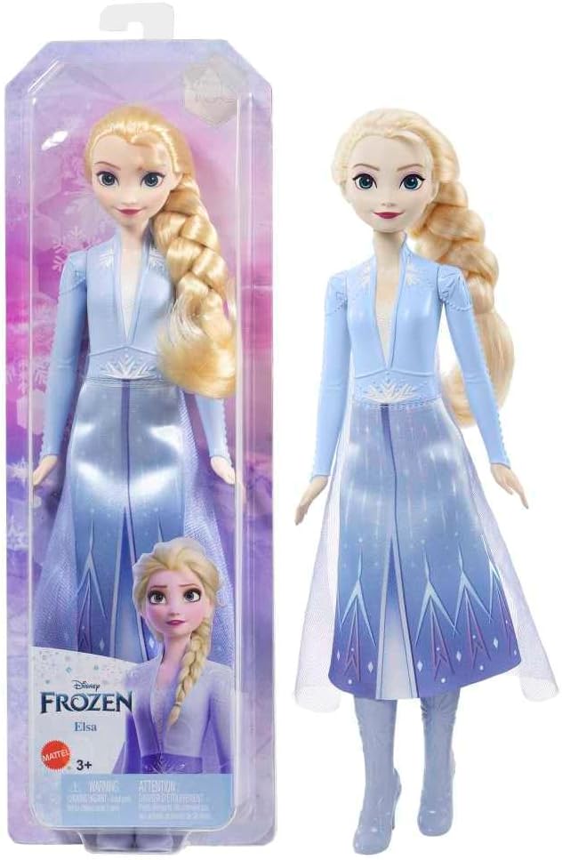 Mattel Disney Frozen Toys, Elsa Fashion Doll & Accessory with Signature Look, Inspired by Disney Frozen 2