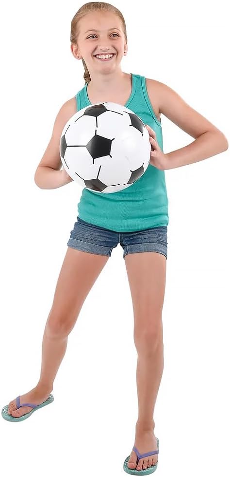 Rhode Island Novelty 16 Inch Sports Ball Inflates, One Dozen Assorted