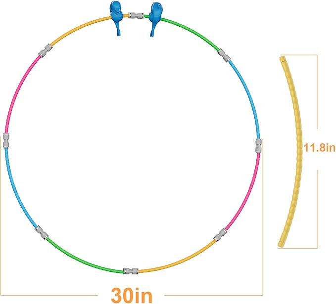 Pool Toys for Kids, 2-Pack Underwater Sports Swim Thru Rings for Kid, Ideal Pool Games Swiming Rings Toy for Boys/Girls Aged 5, 6, 7, 8, 9, 10, 11,12