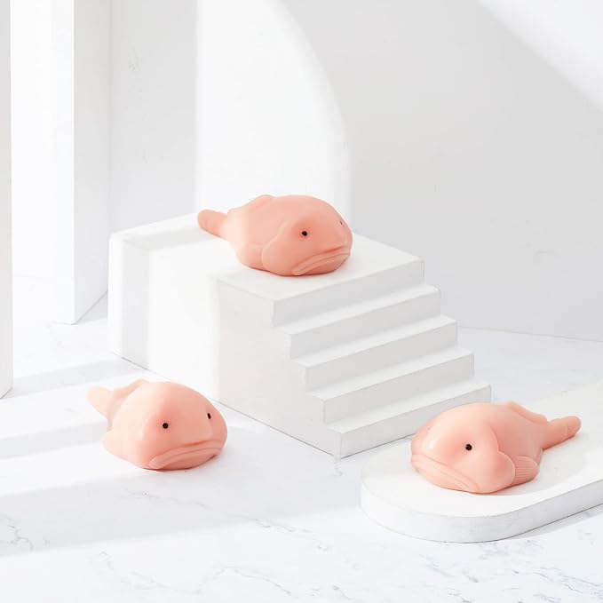 Wettarn Blobfish Stress Relief Toys Blobfish Weird Sensory Toys for Teens Adults Pinata Fillers Christmas Goodie Bag Stuffers Birthday Party Favor
