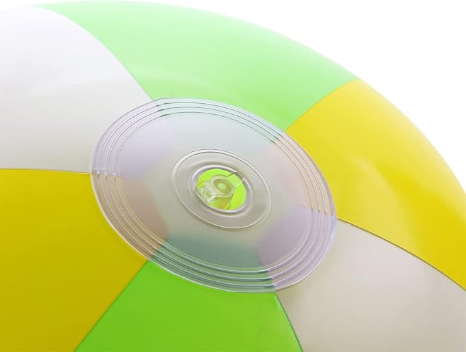 PENTA ANGEL Beach Balls 2PCS 12 Inch Inflatable/Blow Up Classic Rainbow Color Summer Swimming Pool Party Favors Water Toy Beachball for Women Men Adults Playing