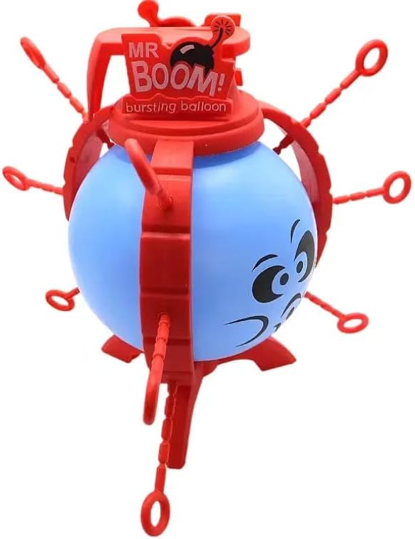 AALFA Balloon Pop Challenge – Suspenseful Party Game with Spinner, 9 Sticks & 10 Funny Balloons – Hilarious Prank & Gag Gift for Teens, Adults, Office Breaks & Social Events