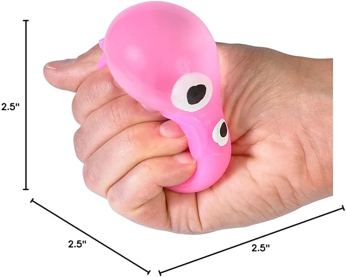 Rhode Island Novelty 2.5" Splat Pig Squeeze Toy, 1 Piece per Order