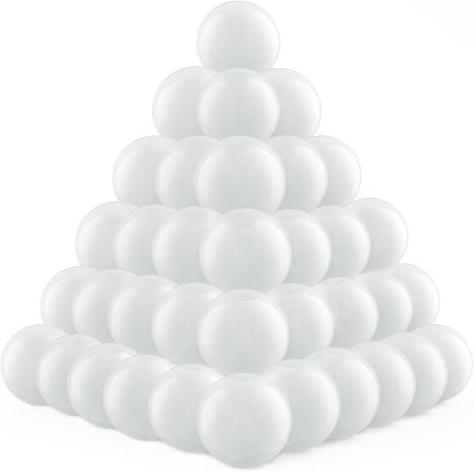 Clear Ball Pit Balls - Crush Proof Plastic Toy Balls for Boys and Girls