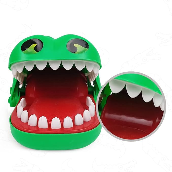 Rocodile Mouth Family Stress Relief Toy Game Kid Game Toy for Mouth Tooth Hand Finger for