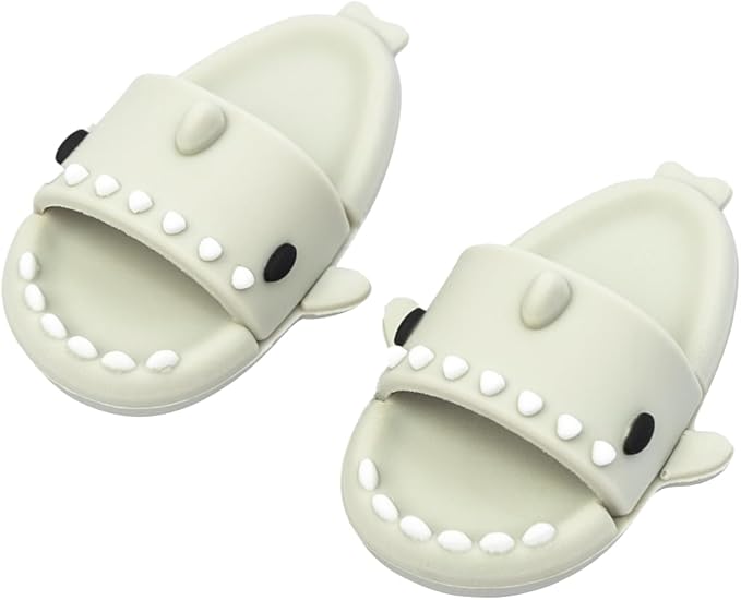 Clothing Shark Summer Sandals for Dolls - Open-Toe Slippers, Cute Accessories for Photography, Display & Collectors Age Limit 15 (White)