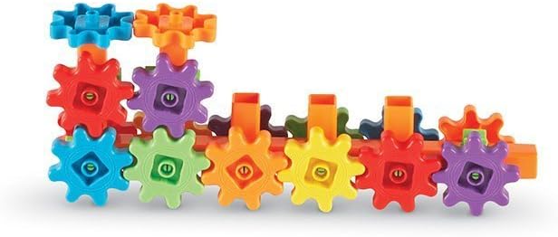 Learning Resources Gears Starter Building Set, STEM Activities, Fine Motor Skills, Toddler Explorer Kit, Science and Construction, Boys and Girls Gifts, Ages 3 and Up