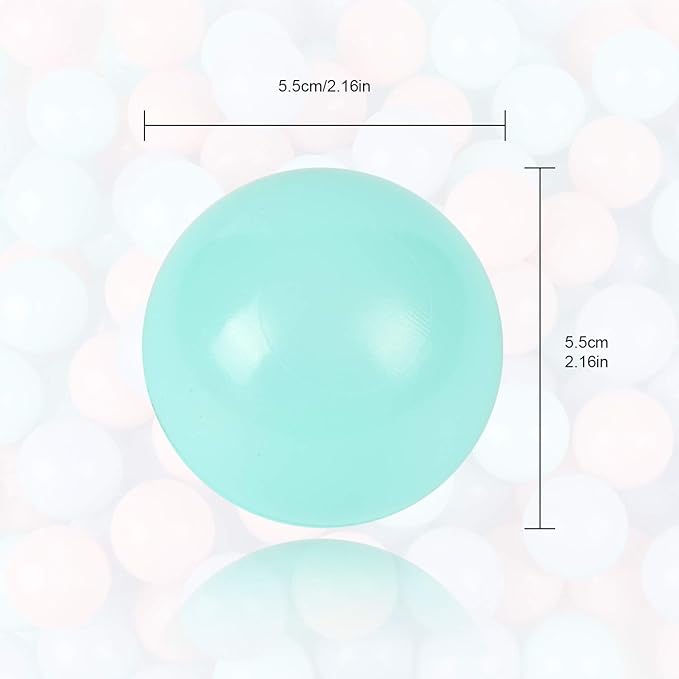 TRENDBOX Ball Pit Balls Plastic Balls for Ball Pit Pool Playpen Babies Kids Children Birthday Parties