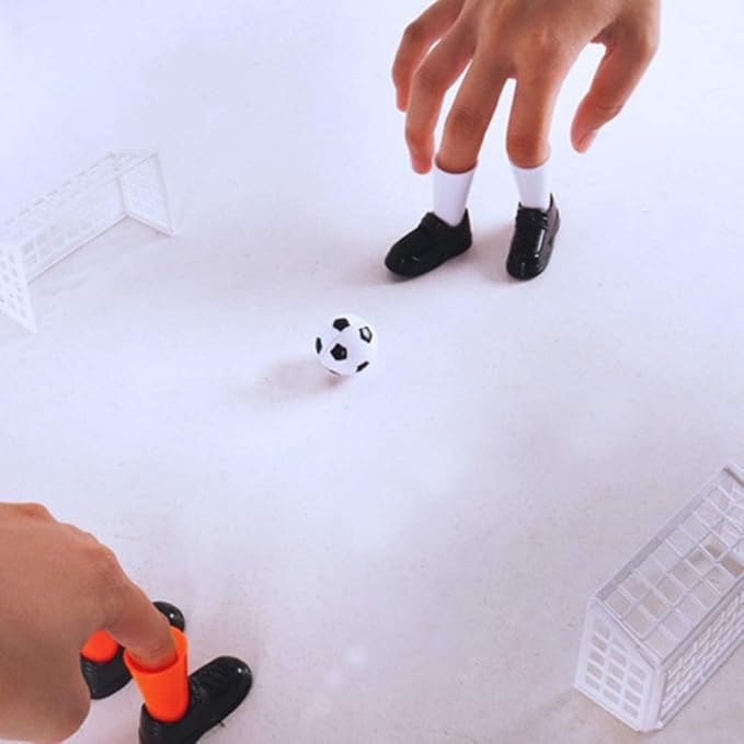 1 Set Finger Soccer Game Finger Footballs Match Funny Finger Table Game Set with Two Goals for Fans Club Party Football Compact and Lightweight Products Sports and Outdoor Play