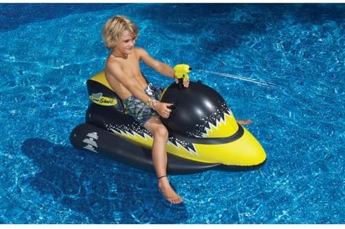 Swimline Lasershark Wet-Ski Squirter Black/Yellow, 51"/26"/25"