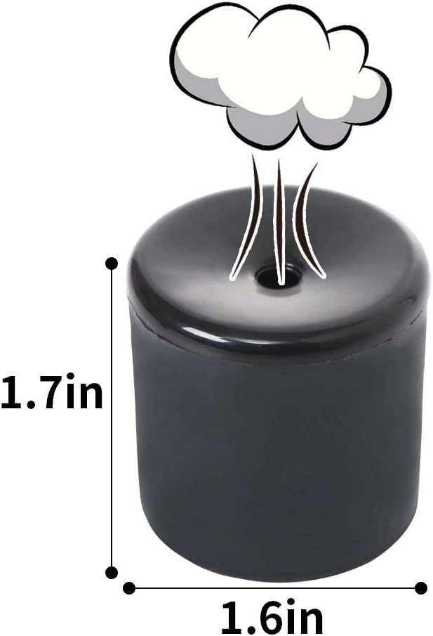 SHENGSEN 4 PCS Novelty Squeeze Pooter Break Machine Funny Le Tooter Prank Breaking Noise Maker Handle Kids Adult Gags Practical Joke Party Gift Breaking Toy (Black)