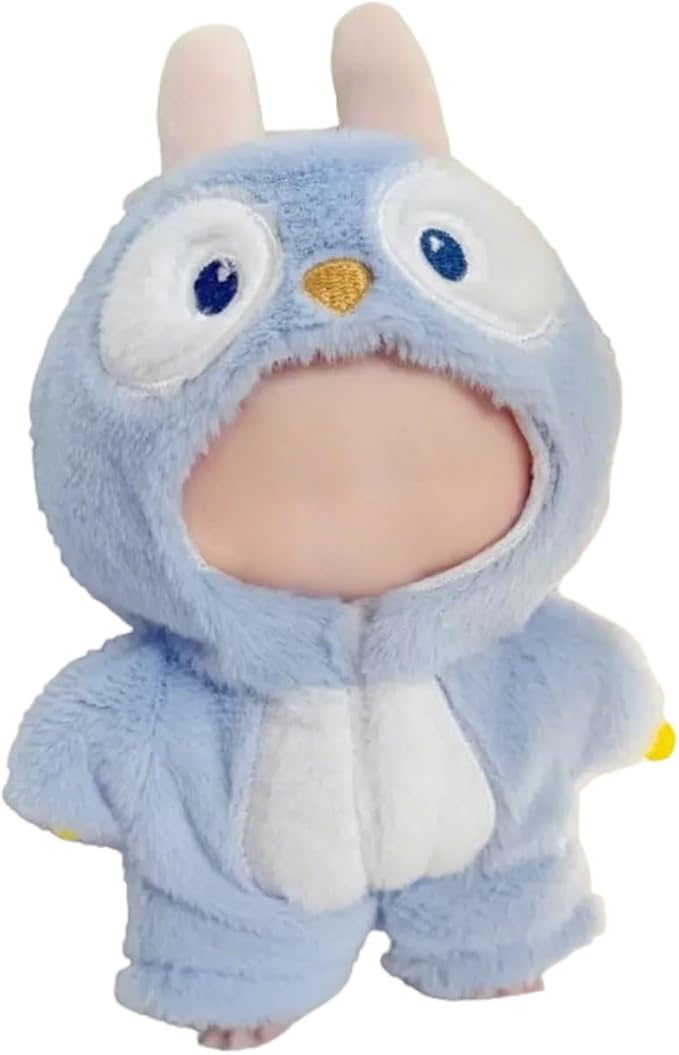 2026 New Adorable One-Piece Penguin Clothes for LABUBU 17cm Doll, Outfits for LABUBU, Cute and Premium Accessories for LABUBU (Doll Not Included)