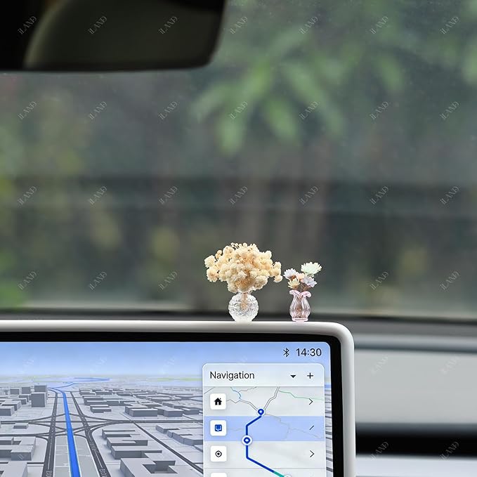 iLAND 1/12 Scale Accessories Mini Flower Vases w/ Dried Flowers 5 Pcs of 1/6 Scale Small Glass Vase for Cute Desk Decor & 12 inch Action Figures Dollhouse Accessories Mini House Decorations Exquisite