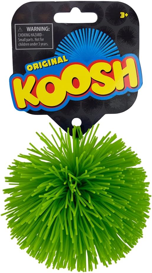 Koosh Balls 3 inch, Single Assorted Color - Kids Outdoor Toys, Beach Toys, Kids Games, Outdoor Games for Adults and Family, Outdoor Games for Kids, Kids Toys, Fidget Toys for Kids, Ages 3+