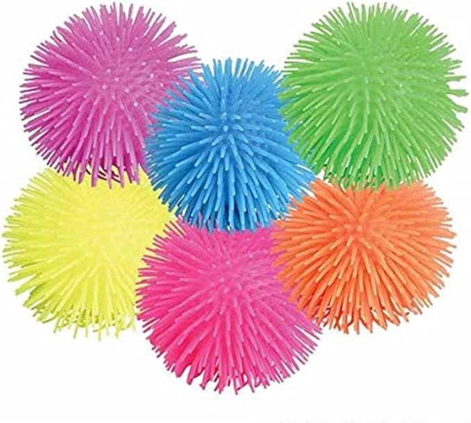 Rhode Island Novelty Puffer Balls Assorted Colors Set of 12
