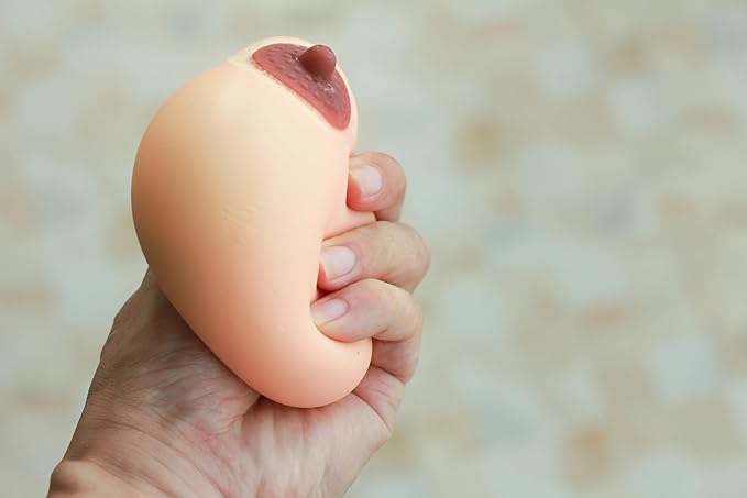 Vrogadso Funny Stress Ball Rubber Funny Ball Toys April Fool's Day Party Accessory -2.4 Inch