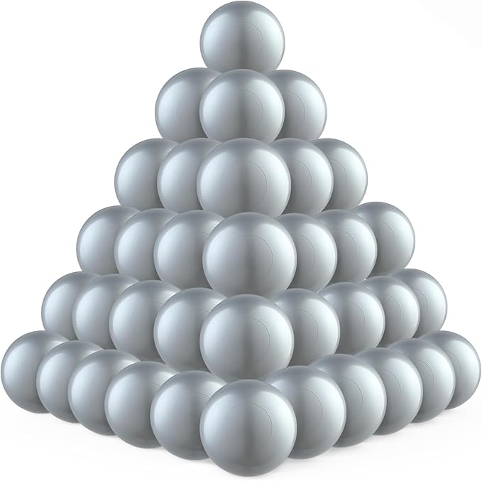 Clear Ball Pit Balls - Crush Proof Plastic Toy Balls for Boys and Girls
