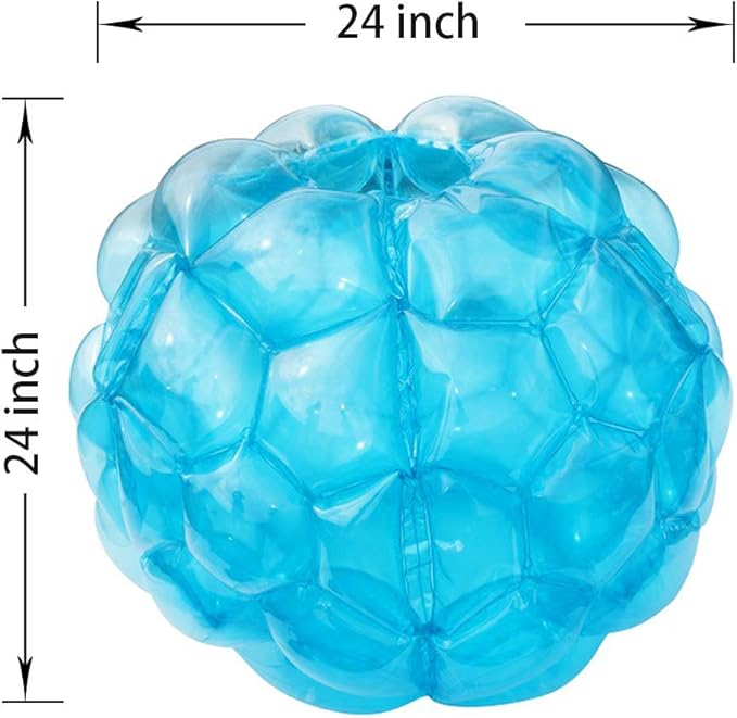 SUNSHINEMALL 2 Pack Inflatable Bumper Balls for Kids & Adults Giant Sumo Balls Bounce Body Bumpers Buddy Zorb Ball Outdoor Toys Gifts Yard Human Bubble Ball Hamster Ball