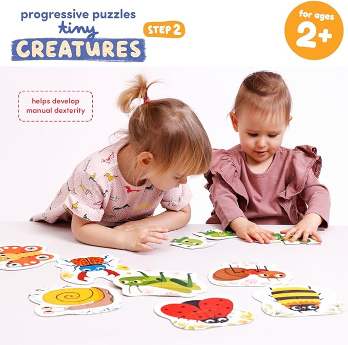 Progressive Puzzles Tiny Creatures 2+ Toddler Puzzle