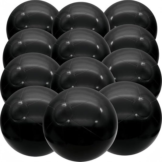 12" Beach Balls Bulk 12 Pack Inflatable Pool Ball for Kids Summer Water Games Party Supplies