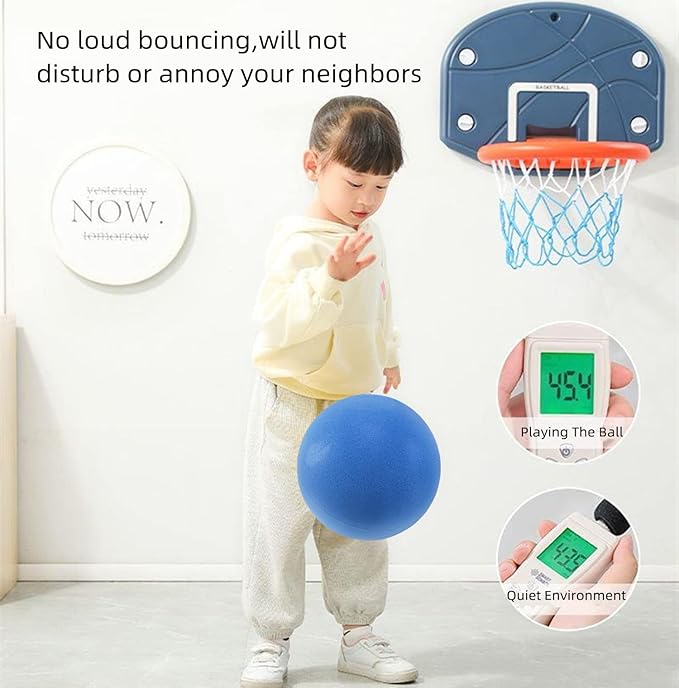 7 Inches Soft No-Noise Foam Ball Sponge Kickball Dodgeball for Indoor Activity
