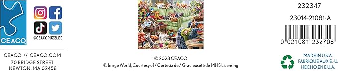 Ceaco - Paws Gone Wild - Kitty Chaos - 500 Piece Jigsaw Puzzle