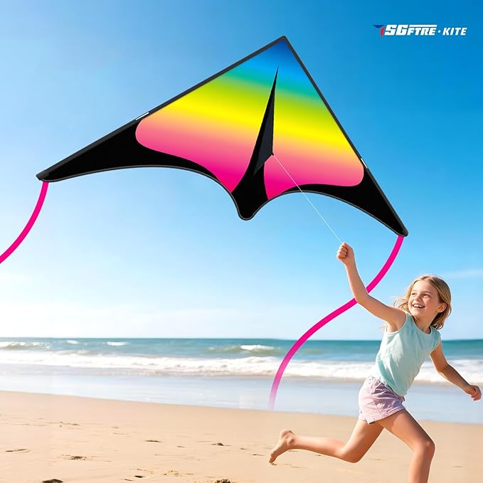 3 Piece Set Butterfly Delta Octopus Kites for Kids and Adults，Easy to Fly for Outdoor Adults Children Line Kite for Kids Toy (Blue Dragon+ Delta+Octopus Red, 3)