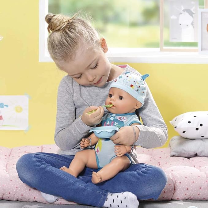 Baby Born Food Sachets for Doll - Easy for Small Hands, Creative Play Promotes Empathy and Social Skills, for Toddlers 3 Years and Up - Includes 12 Sachets