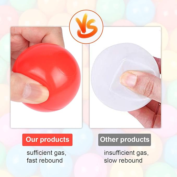 TRENDBOX Ball Pit Balls Plastic Balls for Ball Pit Pool Playpen Babies Kids Children Birthday Parties