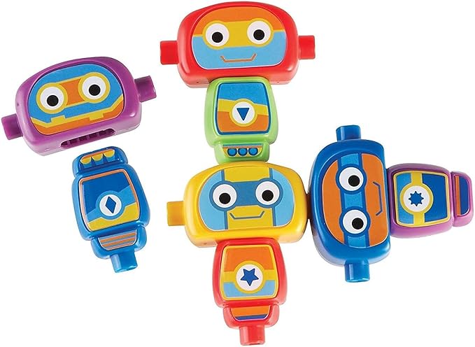 Learning Resources Gears Robot Factory - Building Toys for Kids Ages 4-8, Toddler STEM Toys and Toy Building Sets, Hands-On Educational Construction & Engineering Set for Toddlers