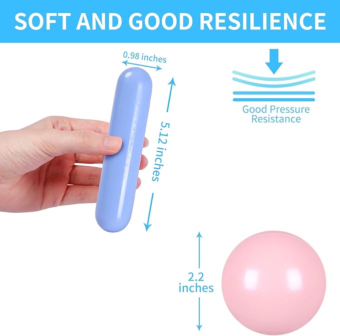 STARBOLO Ball Pit Balls for Kids -Pack of 150 200 500 Colorful Ball Pit Balls Crush Proof Plastic Toy Balls for Toddlers Ball Pit, Ball Pit Play Tent, Baby Pool Water Toys