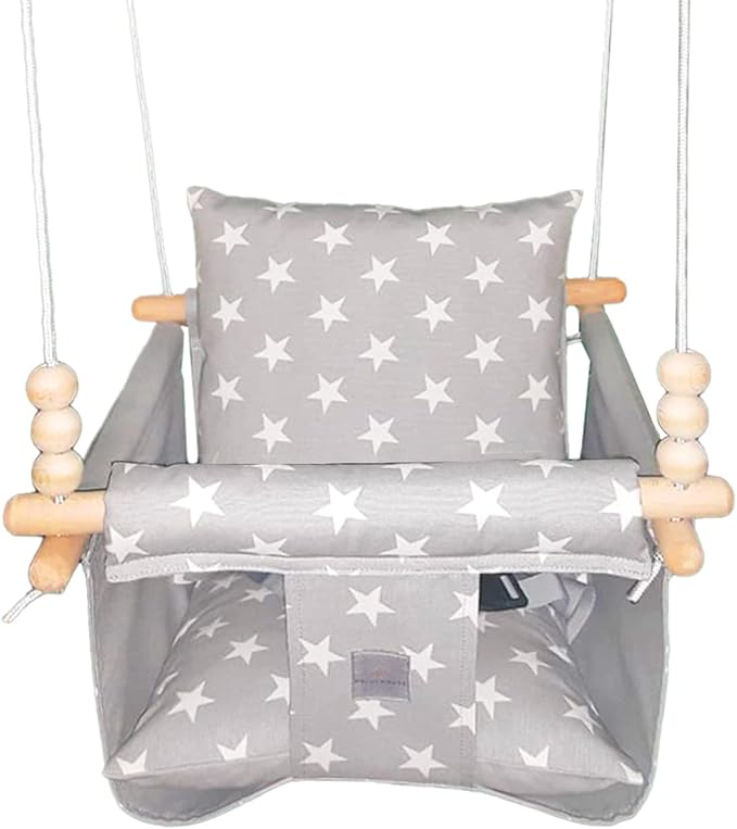 ROYALHOUSE Baby Swing Seat - with Safety Belt - Hanging Indoor Swing for Kids & Temporary Baby Swing Outdoor, Sports & Outdoor Play Toys, Used for Indoor Playground, Swing Sets for Backyard