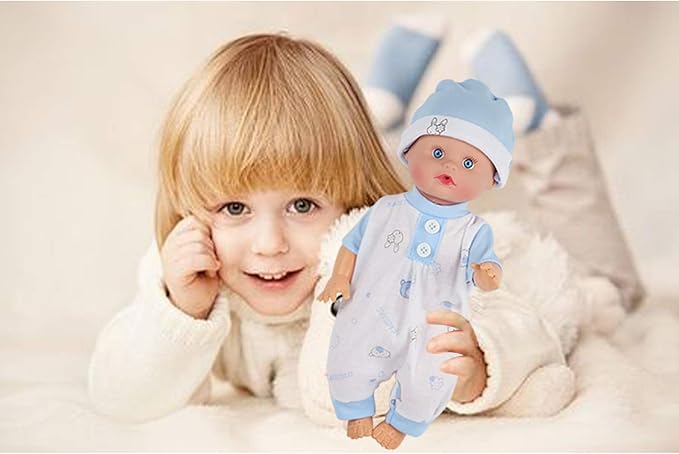 9 Sets for 9-10-11 Inch Alive Baby Doll Clothes Reborn Newborn Dress Outfits Clothing Costumes with Kitchen Accessory