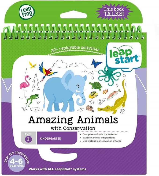 LeapFrog LeapStart Kindergarten Activity Book: Amazing Animals and Conservation