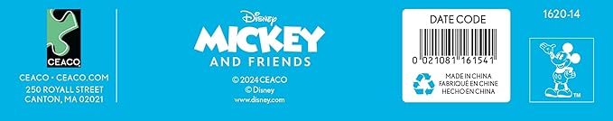 Ceaco - Disney - Mickey and Friends - Mickey Party of Six - Glow in the Dark -100 Piece Jigsaw Puzzle